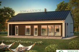 Проект дома скандинавского № 115-1-2